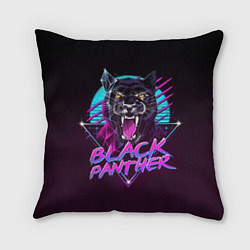 Подушка квадратная Black Panther 80s, цвет: 3D-принт