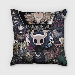 Подушка квадратная Hollow Knight, цвет: 3D-принт