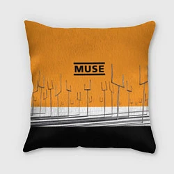 Подушка квадратная Muse: Orange Mood, цвет: 3D-принт