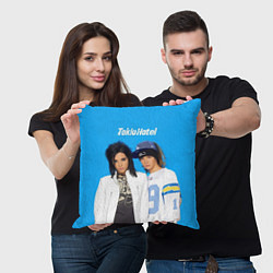Подушка квадратная Tokio Hotel poster, цвет: 3D-принт — фото 2