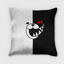 Подушка квадратная MONOKUMA, цвет: 3D-принт