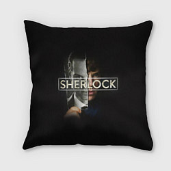 Подушка квадратная Sherlock, цвет: 3D-принт