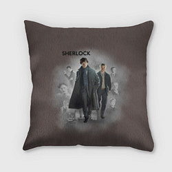 Подушка квадратная Sherlock, цвет: 3D-принт