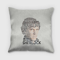 Подушка квадратная Sherlock, цвет: 3D-принт