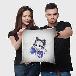 Подушка квадратная UNDERTALE, цвет: 3D-принт — фото 2