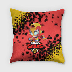Подушка квадратная BRAWL STARS MAX, цвет: 3D-принт
