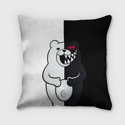 Подушка квадратная MONOKUMA, цвет: 3D-принт