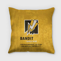 Подушка квадратная Bandit R6s, цвет: 3D-принт