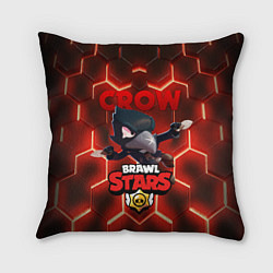 Подушка квадратная BRAWL STARS CROW