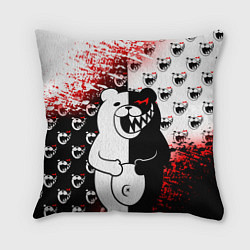 Подушка квадратная MONOKUMA, цвет: 3D-принт