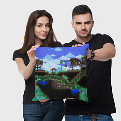 Подушка квадратная TERRARIA EXCLUSIVE, цвет: 3D-принт — фото 2