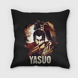 Подушка квадратная Yasuo, цвет: 3D-принт