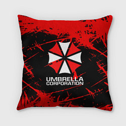 Подушка квадратная UMBRELLA CORPORATION, цвет: 3D-принт
