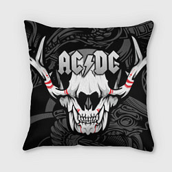 Подушка квадратная ACDC, цвет: 3D-принт