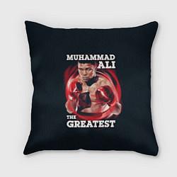 Подушка квадратная Muhammad Ali, цвет: 3D-принт