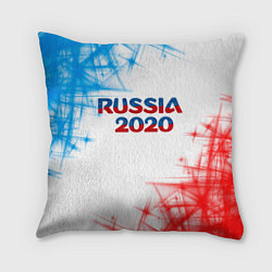 Подушка квадратная Россия, цвет: 3D-принт