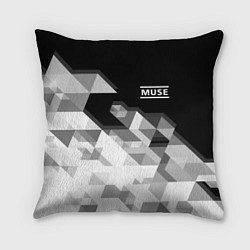 Подушка квадратная Muse, цвет: 3D-принт