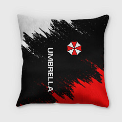 Подушка квадратная RESIDENT EVIL UMBRELLA, цвет: 3D-принт