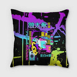 Подушка квадратная JoJo Bizarre Adventure, цвет: 3D-принт
