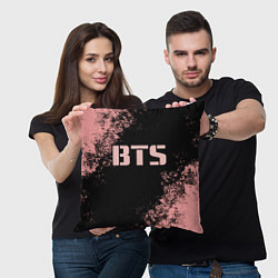 Подушка квадратная BTS, цвет: 3D-принт — фото 2