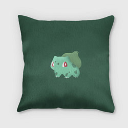 Подушка квадратная Pokemon Bulbasaur, цвет: 3D-принт
