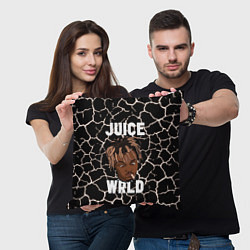 Подушка квадратная Juice WRLD, цвет: 3D-принт — фото 2