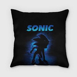 Подушка квадратная Sonic in shadow, цвет: 3D-принт