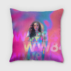 Подушка квадратная Wonder Woman 1984, цвет: 3D-принт