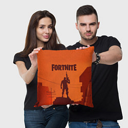 Подушка квадратная FORTNITE, цвет: 3D-принт — фото 2