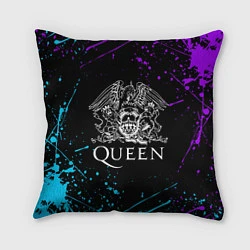 Подушка квадратная QUEEN, цвет: 3D-принт