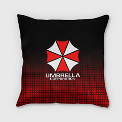 Подушка квадратная UMBRELLA CORP, цвет: 3D-принт