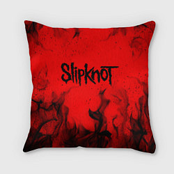 Подушка квадратная SLIPKNOT, цвет: 3D-принт