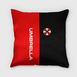 Подушка квадратная Umbrella Corporation, цвет: 3D-принт