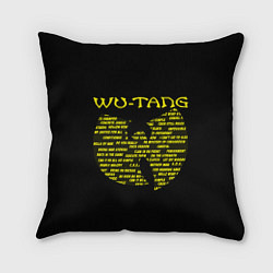 Подушка квадратная WU-TANG CLAN, цвет: 3D-принт