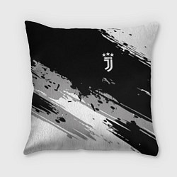 Подушка квадратная Juventus F C, цвет: 3D-принт