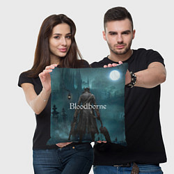 Подушка квадратная Bloodborne, цвет: 3D-принт — фото 2