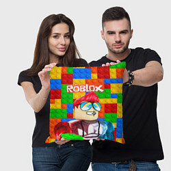 Подушка квадратная ROBLOX 3, цвет: 3D-принт — фото 2