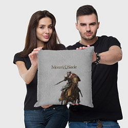 Подушка квадратная Mount and Blade, цвет: 3D-принт — фото 2