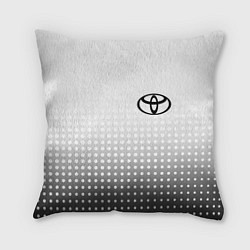 Подушка квадратная Toyota, цвет: 3D-принт