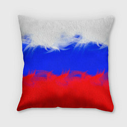 Подушка квадратная Россия, цвет: 3D-принт