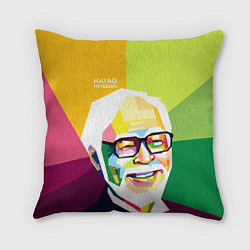Подушка квадратная Hayao Miyazaki, цвет: 3D-принт