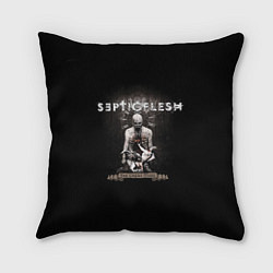 Подушка квадратная Septicflesh, цвет: 3D-принт