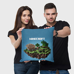 Подушка квадратная Minecraft, цвет: 3D-принт — фото 2