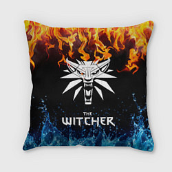 Подушка квадратная The Witcher, цвет: 3D-принт