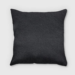 Подушка квадратная Текстура черная кожа рельеф, цвет: 3D-принт