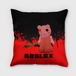 Подушка квадратная Roblox Piggy, цвет: 3D-принт