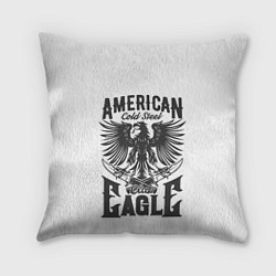 Подушка квадратная Американский орел Z, цвет: 3D-принт