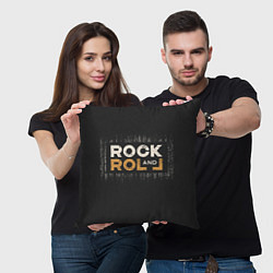 Подушка квадратная Rock and Roll Z, цвет: 3D-принт — фото 2