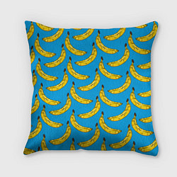 Подушка квадратная Go Bananas, цвет: 3D-принт
