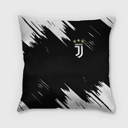 Подушка квадратная JUVENTUS, цвет: 3D-принт